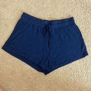 Target navy tie sleep shorts size M